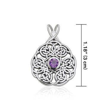 Celtic Knotwork Silver Pendant TPD373 - Jewelry